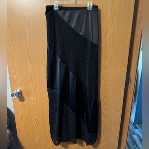Altar’d State black stain and lace skirt